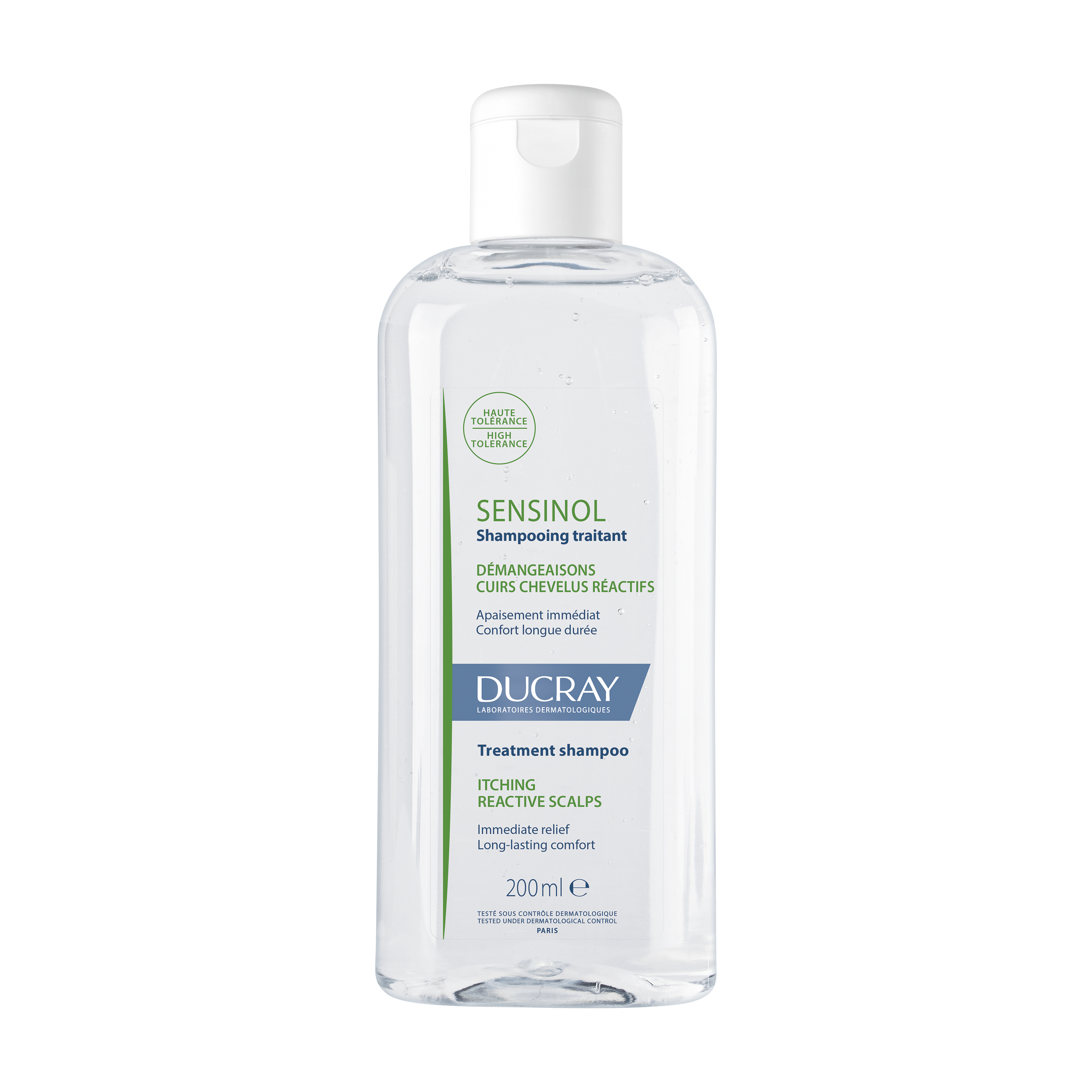 Ducray Sensinol Shampoo trattante, cuoio capelluto sensibile e reattivo, 200ml