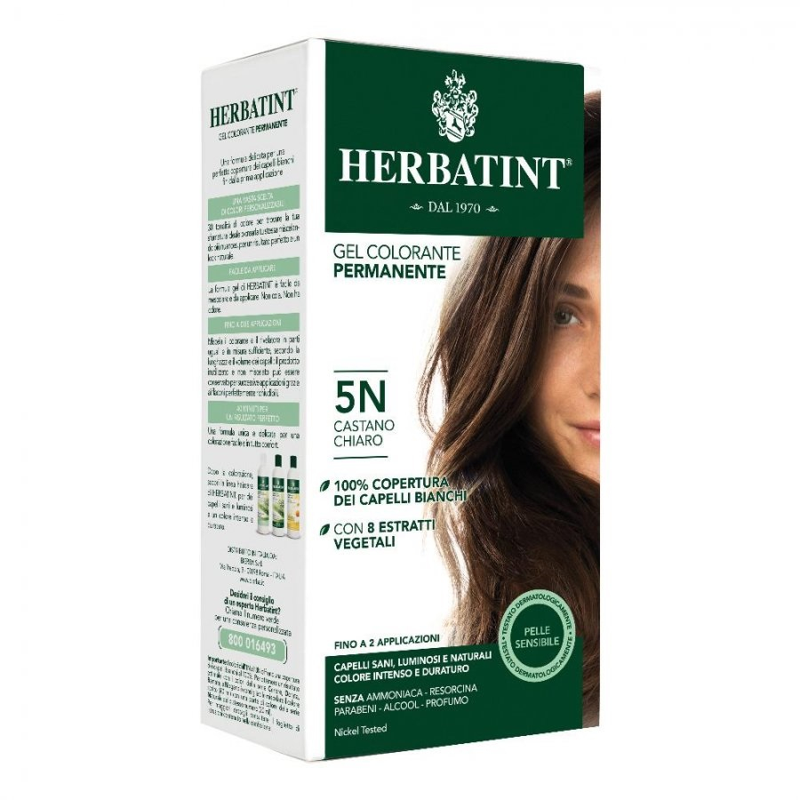 Herbatint Tintura Naturale Capelli 5N Castano Chiaro