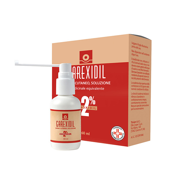 Carexidil 2% Spray Cutaneo Alopecia Androgenica 60 ml