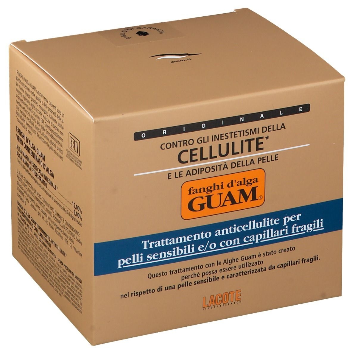 Guam Fanghi D'Alga Per Pelli Sensibili e Capillari Fragili 500g