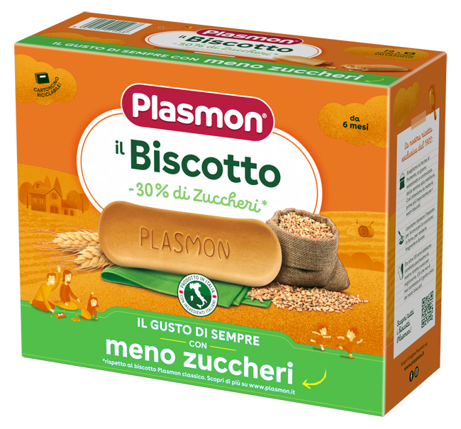 PLASMON Bisc.-30% Zucch.720g