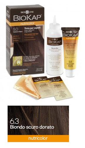 Biokap Nutricolor 6.3 Tinta Per Capelli Biondo Oro Scuro