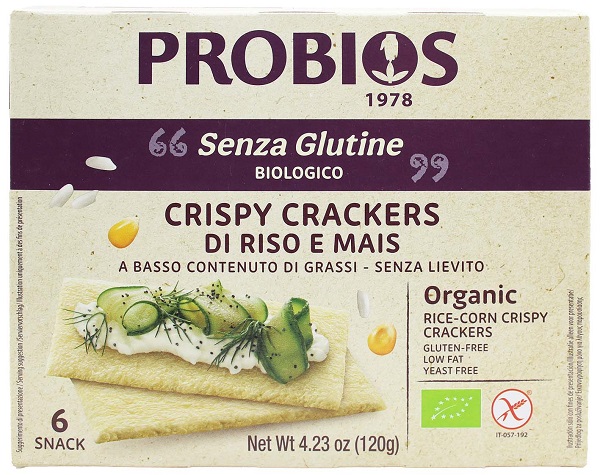 CRISPY CRACKERS RISO MAIS 6PZ