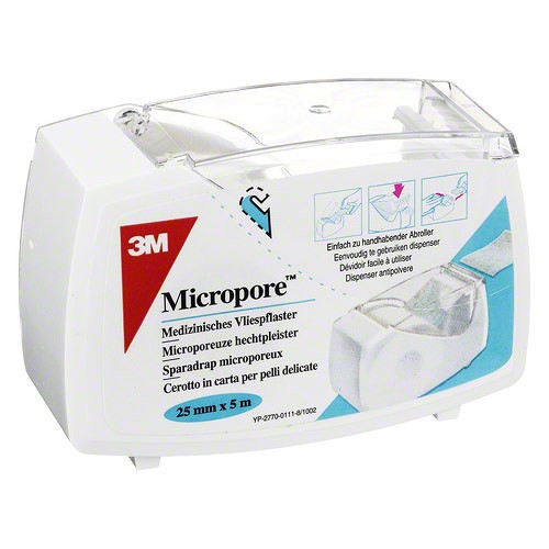 3M Italia Micropore Cerotto Su Rocchetto Silicone cm 2,5x5m