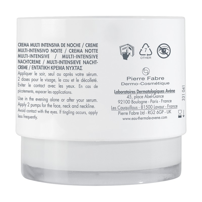 Eau Thermale Avène Hyaluron Activ B3 - Crema notte Multi-Intensive, anti-età - 40ml