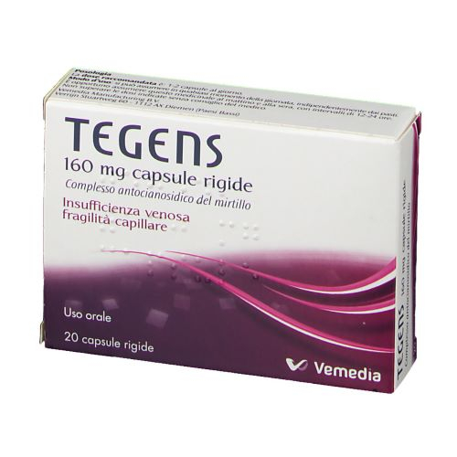 Tegens - Insufficienza venosa - 20 capsule da 160 mg