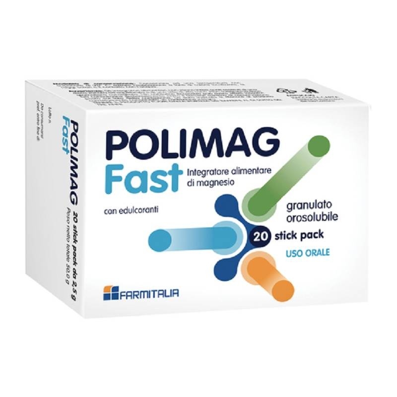 POLIMAG FAST Integratore alimentare di Magnesio 20bustine