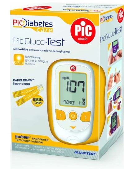 Kit Glucometro Pic Glucotest