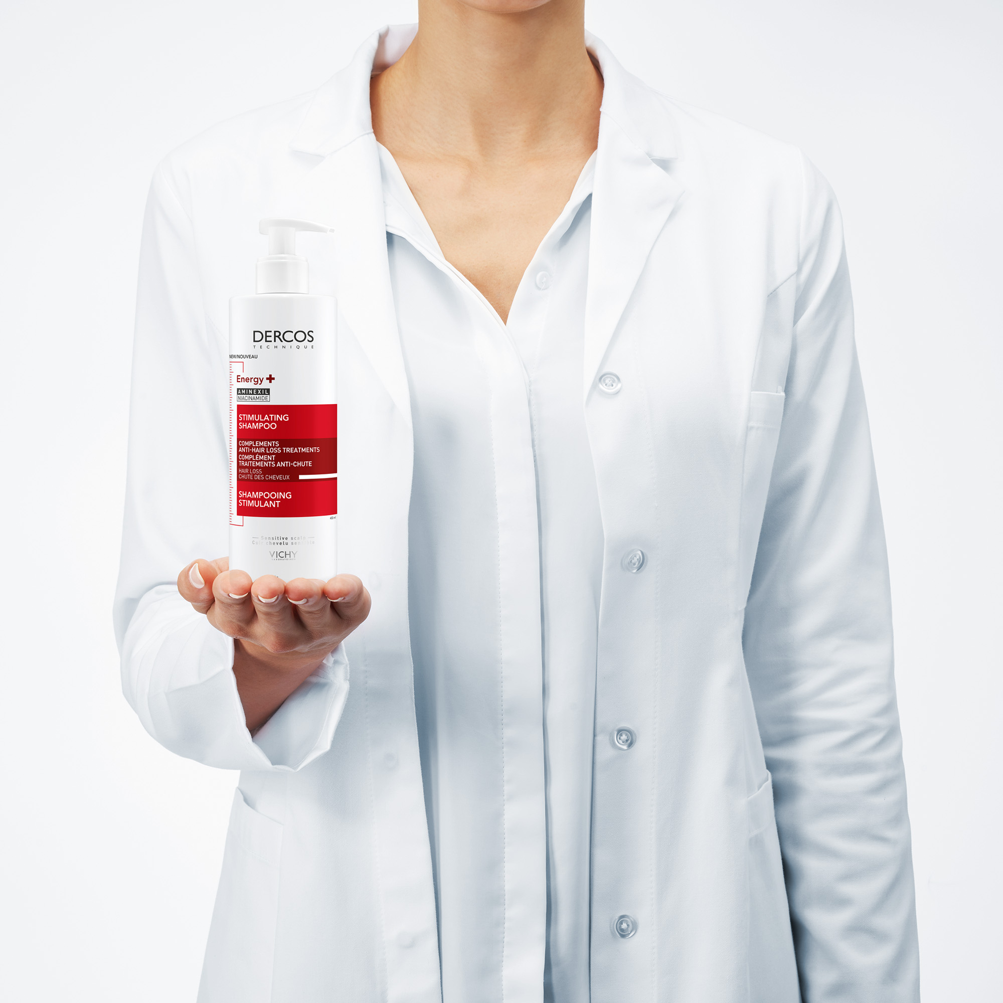 Vichy Dercos Shampoo stimolante Energy+ trattamento complementare anti-caduta 390 ml