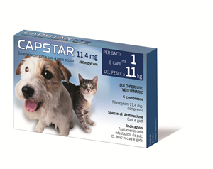 CAPSTAR 1BLIST 6CPR 11,4MG