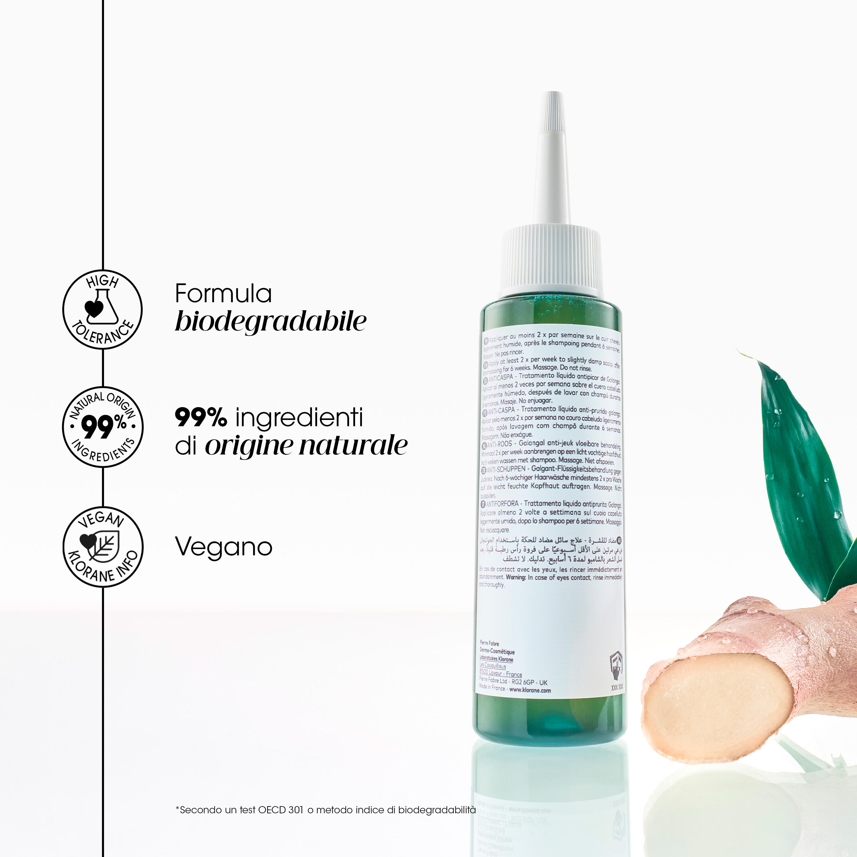 Klorane - Trattamento Anti-Forfora E Anti-Prurito Alla Galanga 100 ml