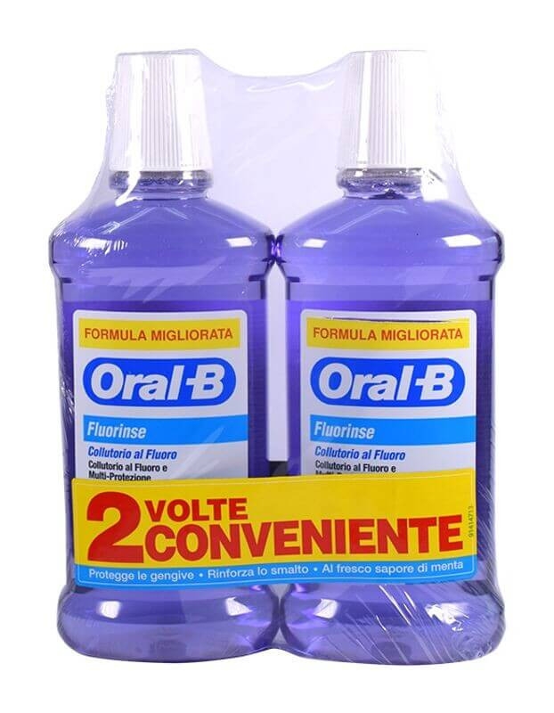 ORAL B FLUORINSE BIPACCO 2X500 ML 