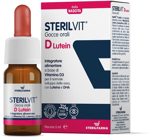 STERILVIT D Lutein DHA Gtt15ml