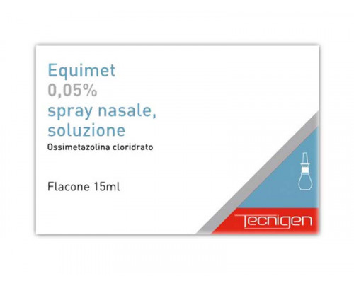 Equimet Spray Nasale - 0,05% di Ossimetazolina Cloridrato - flacone da 15 ml