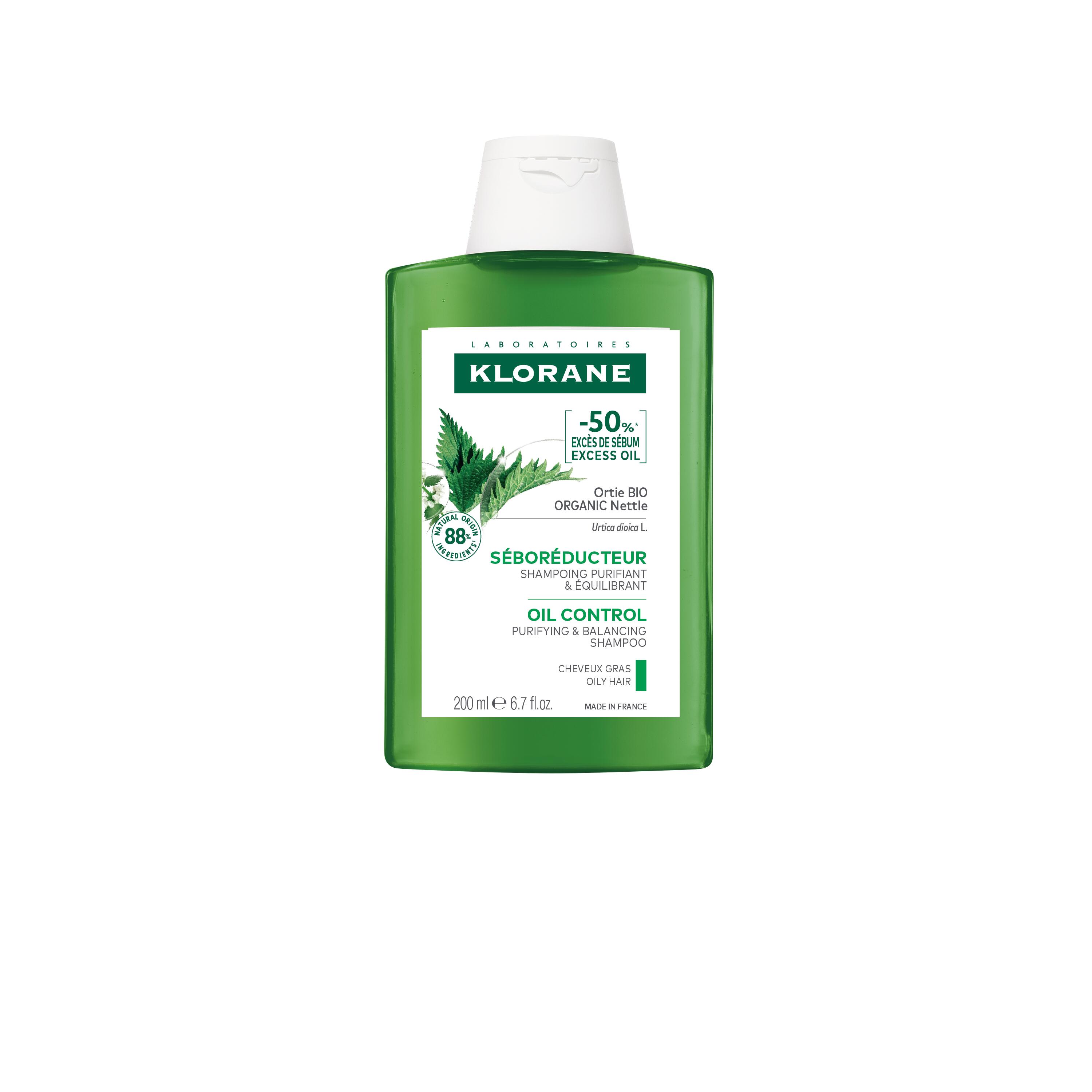 Klorane - Shampoo All'Ortica Bio Per Capelli Grassi 200 ml