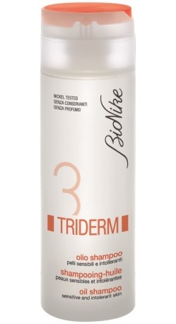Bionike Triderm - Olio shampoo per pelli sensibili e intolleranti - 200 ml