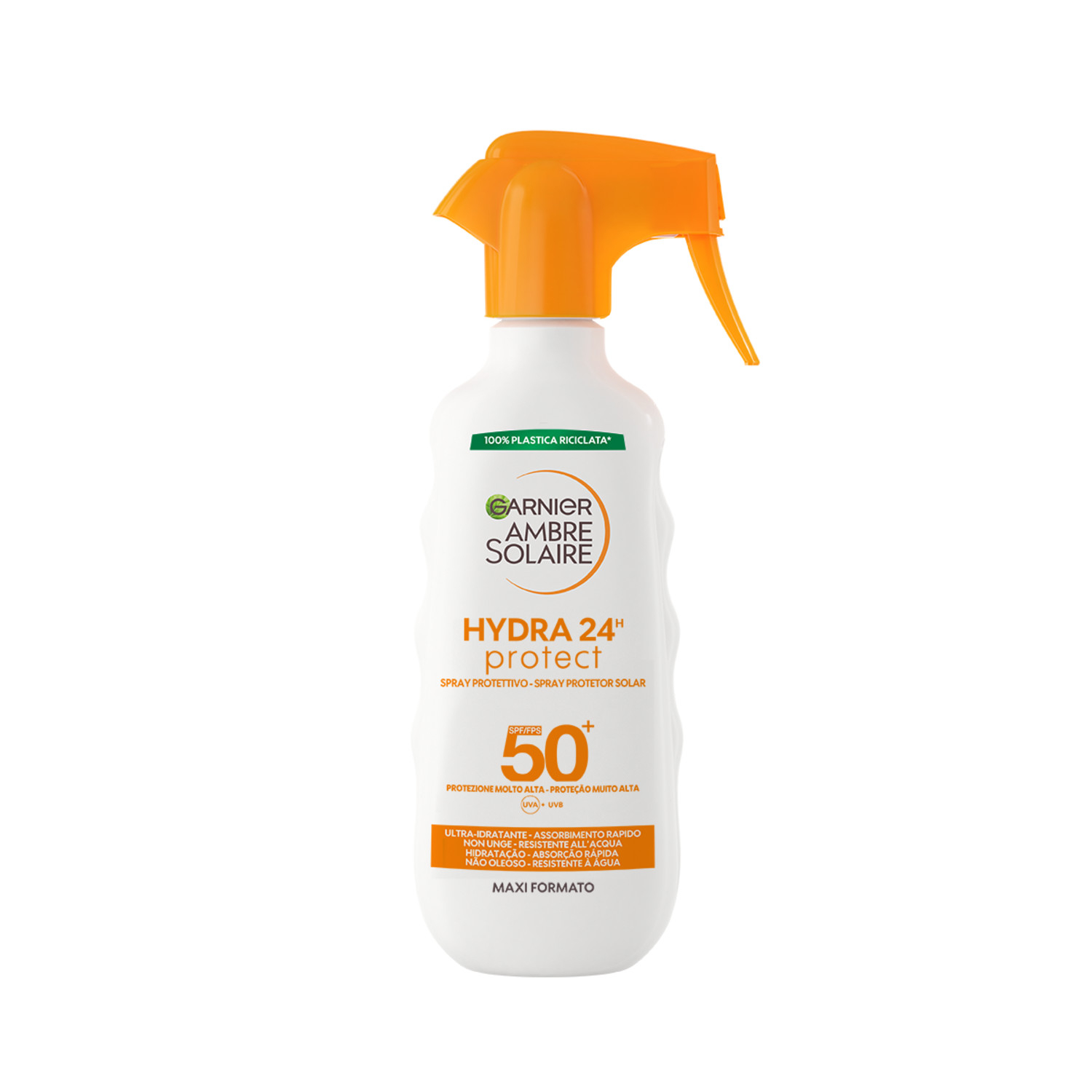 GARNIER AMBRE SOLAIR HYDRA 24 SPRAY GACHETTE SPF 50+ 270 ML