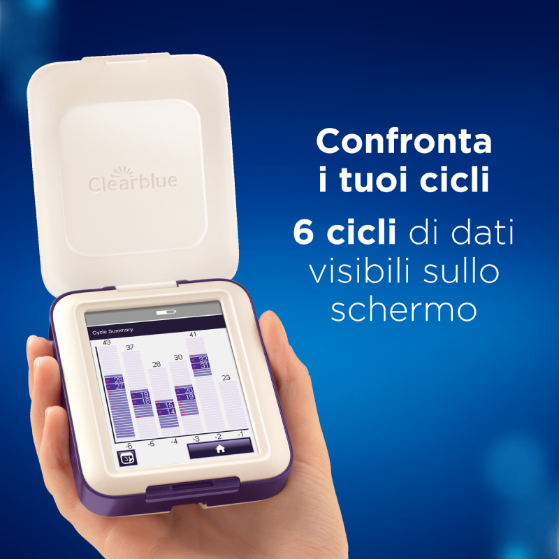 Monitor Di Fertilità Clearblue Avanzato. Aumenta le tue probabilità di rimanere incinta, 1 Monitor (Stick di Test venduti separatamente)
