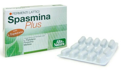 Alta Natura Spasmina Plus Integratore Fermenti Lattici 30 Capsule