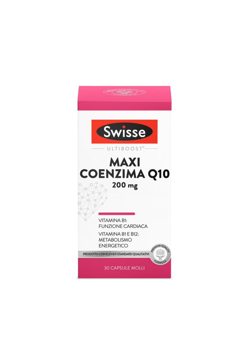 Swisse Maxi Coenzima Q10 Integratore Cardiaco 30 Capsule