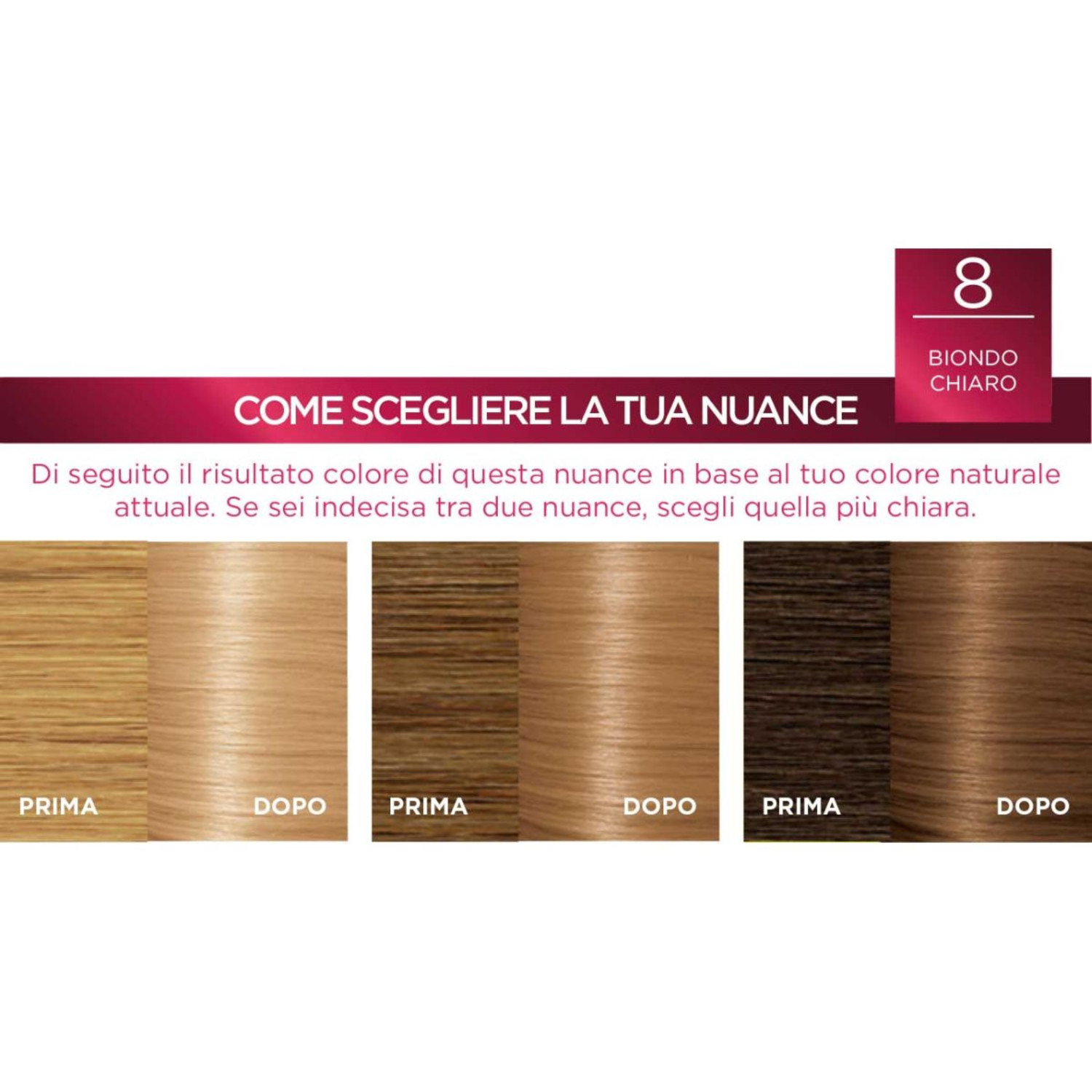 L'Oréal Paris Colorazione Triplo Trattamento Excellence, Con Acido Ialuronico, 100% Copertura Capelli Bianchi, Per Capelli Più Idratati, Biondo Chiaro (8)