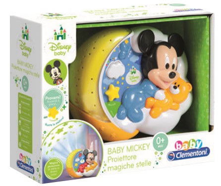 CLEMENTONI BABY MICKEY PROIETTORE MAGIC STEL