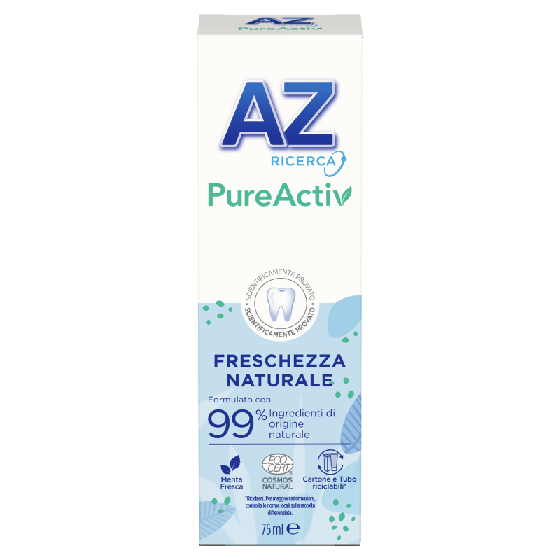 AZ Dentifricio PureActiv Freschezza Naturale 75 ml