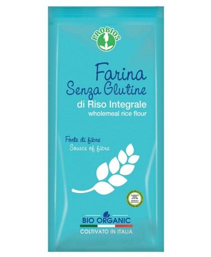 Probios Farina di Riso Integrale Biologica Senza Glutine 375 g