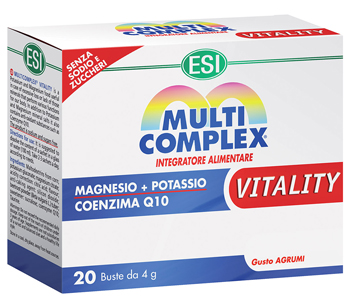 Esi Multicomplex Vitality Integratore Magnesio e Potassio 20 Bustine