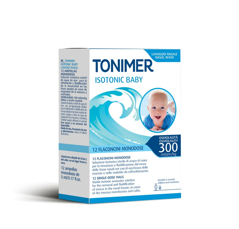Tonimer Soluzione Isotonica Aerosol 12 Flaconcini