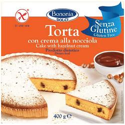 Bononia Senza Glutine Torta Con Crema di Nocciola 400 g