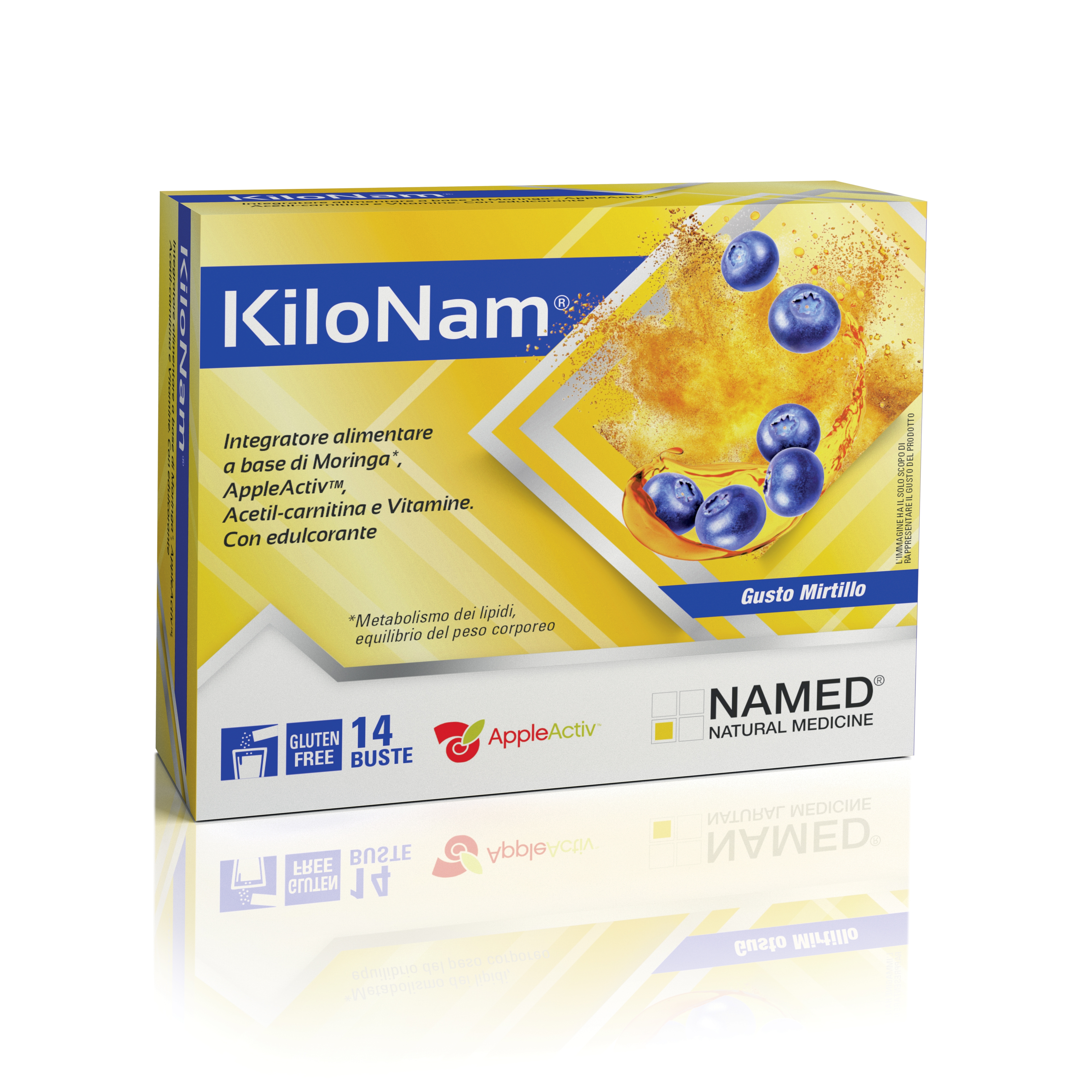Named KiloNam Integratore Controllo Peso Corporeo 14 Bustine