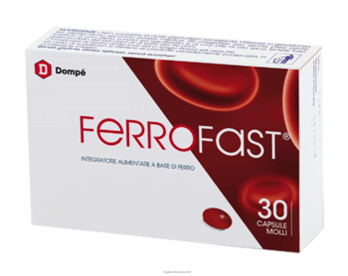 Ferrofast Integratore Di Ferro 30 Capsule Molli