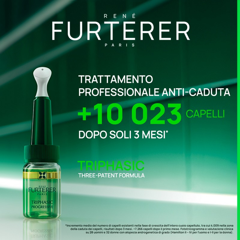 René Furterer Triphasic Progressive Trattamento progressivo contro la caduta dei capelli, anti-caduta, 8 unità