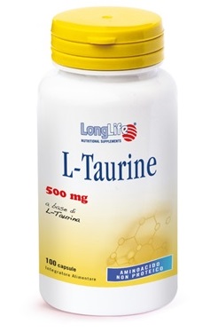 LongLife L-Taurine Integratore di Taurina 100 Capsule