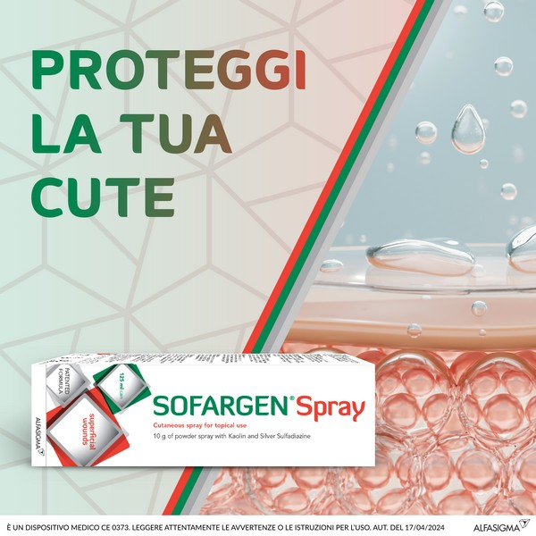 Sofargen spray cutaneo per ferite ed escoriazioni - 10 g
