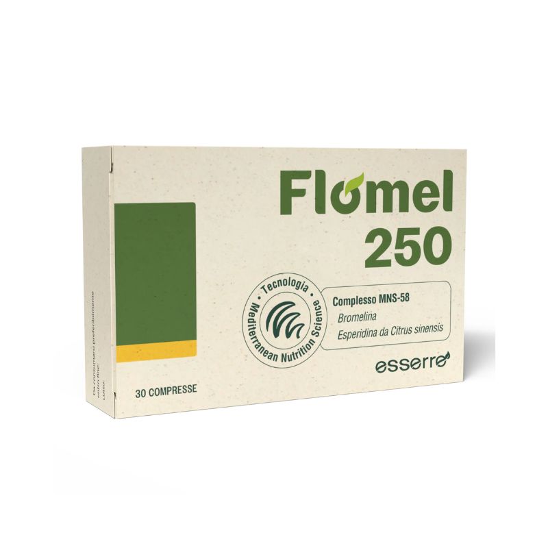 Flomel 250 - Integratore Di Bromelina ed Esperidina 30 Compresse