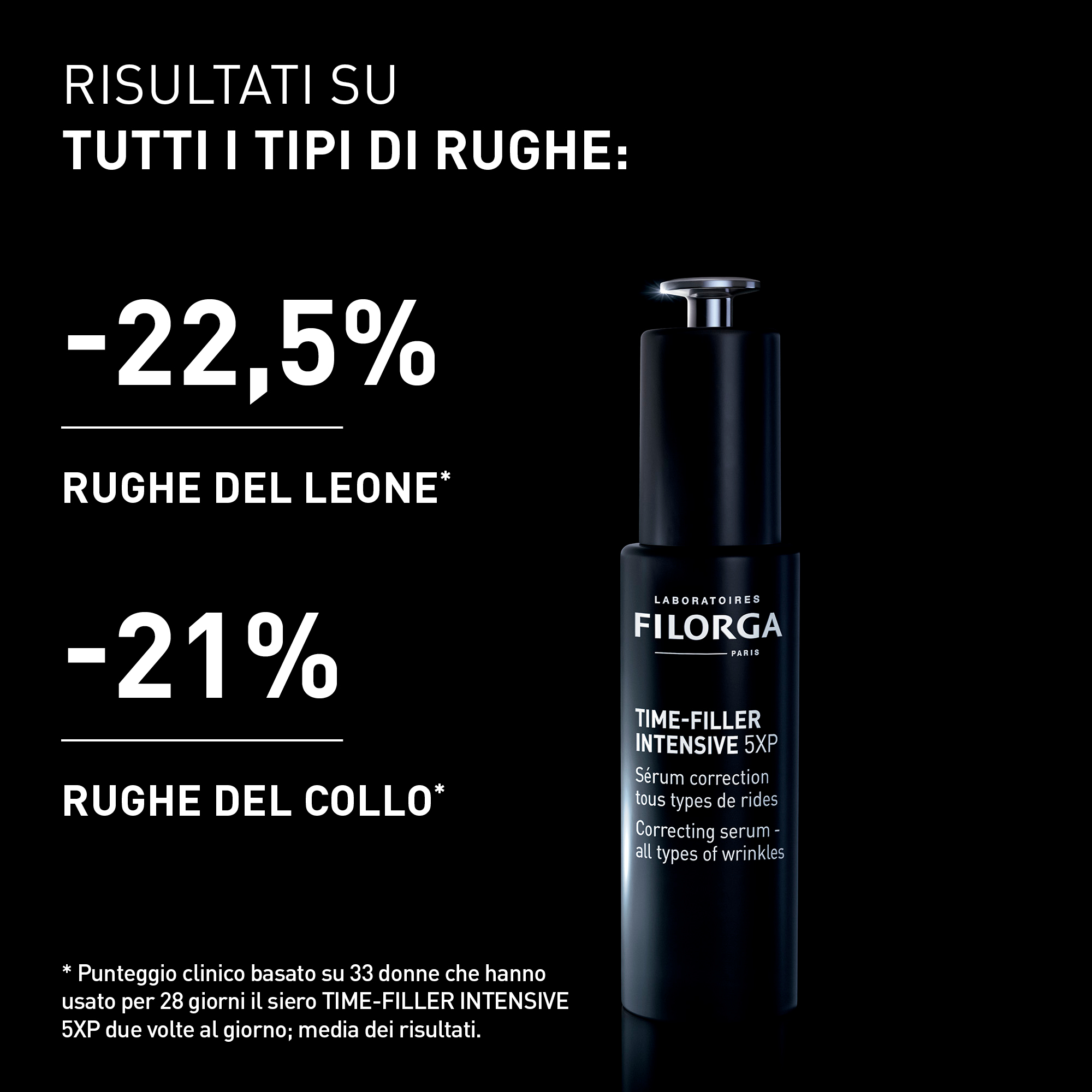 Filorga Time Filler Intensive 5xp Siero Rughe Viso E Collo