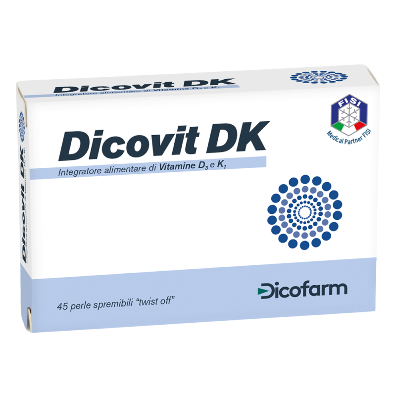Dicovit DK Integratore di Vitamine D e K 45 Perle