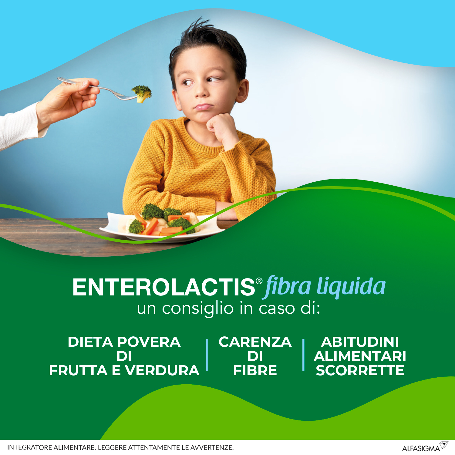 Enterolactis Fibra Liquida, Integratore Alimentare con Fermenti lattici, probiotici, Fibra solubile FOS, Fruttoligosaccaridi, 1 Miliardo Cellule Vive, Senza Glutine e Lattosio, 12 Flaconcini Gusto Limone
