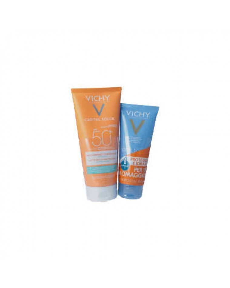 Vichy Capital Soleil Beach Protect SPF 50+ - Latte solare multi-protezione corpo - 200 ml + LATTE DOPOSOLE 100ML OMAGGIO