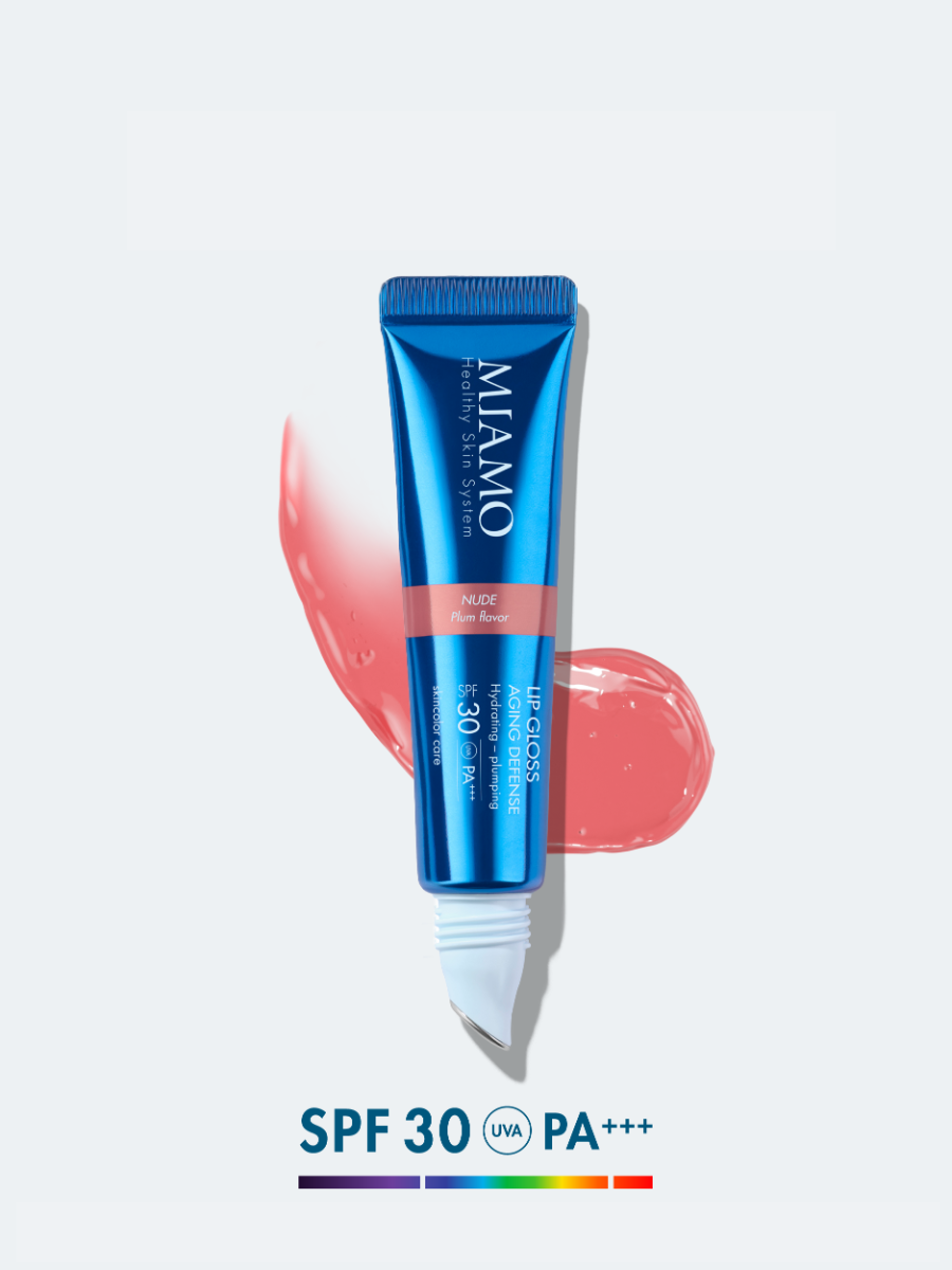 Miamo - Lip Gloss Aging Defense SPF30 - Nude