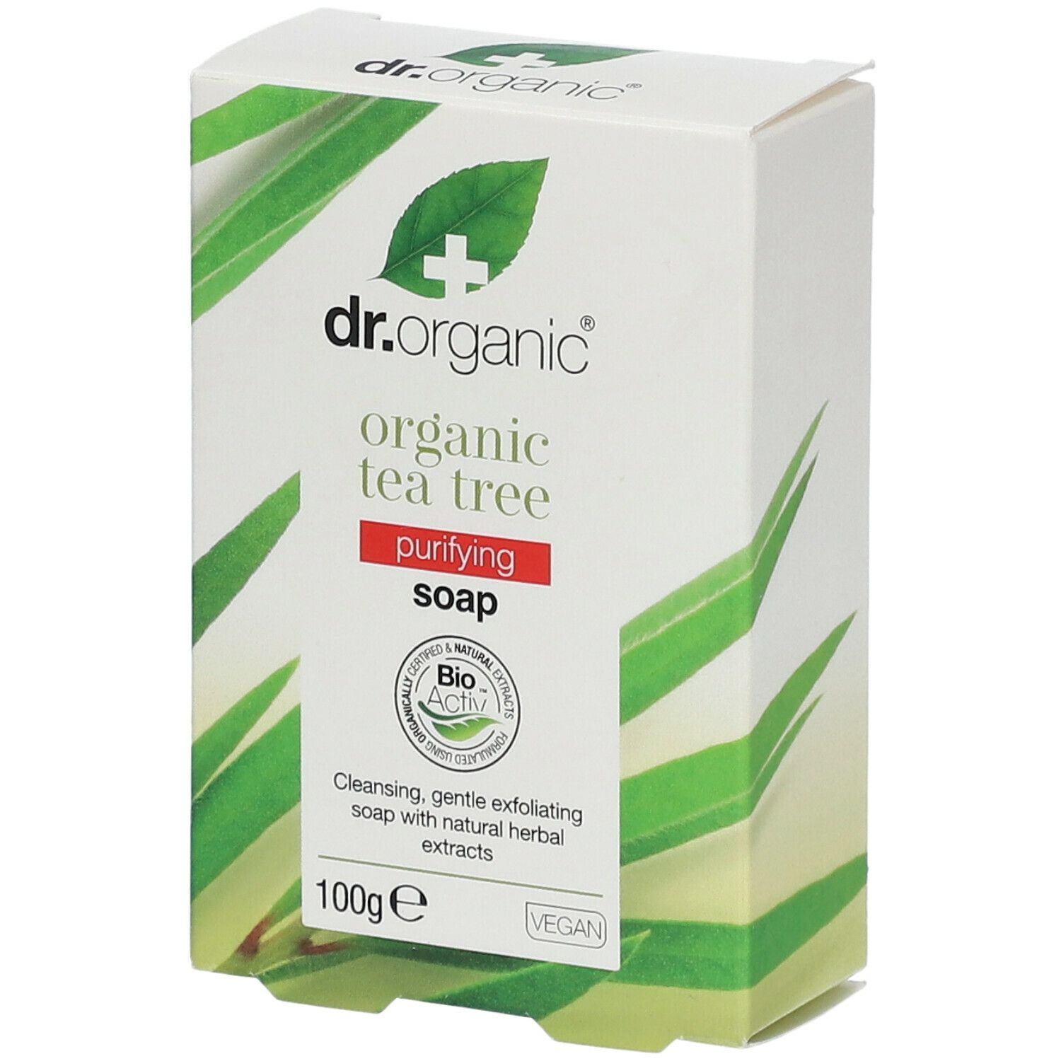 DR ORGANIC TEA TREE SOAP 100G