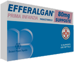 Efferalgan Lattanti 80 mg Paracetamolo 10 Supposte