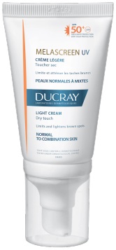 Ducray Melascreen UV Crema Leggera SPF 50+ Antimacchie Pelle Normale e Mista 40 Ml
