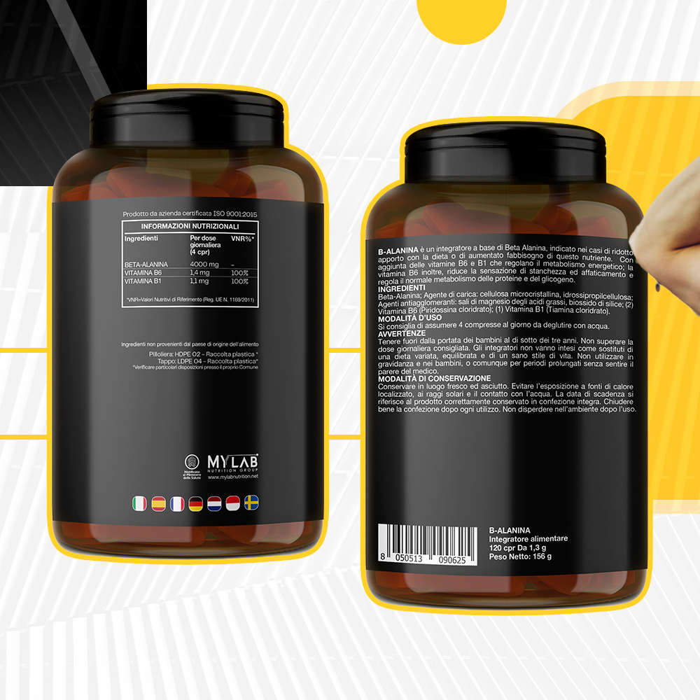 T-Rex Integratori B-Alanina 120 Compresse - Integratore Di Beta Alanina
