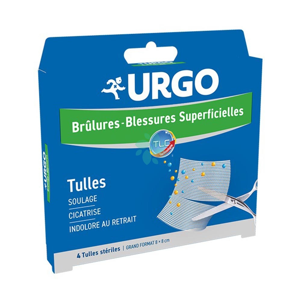URGO GARZE FERITE/UST 8X8 4PZ