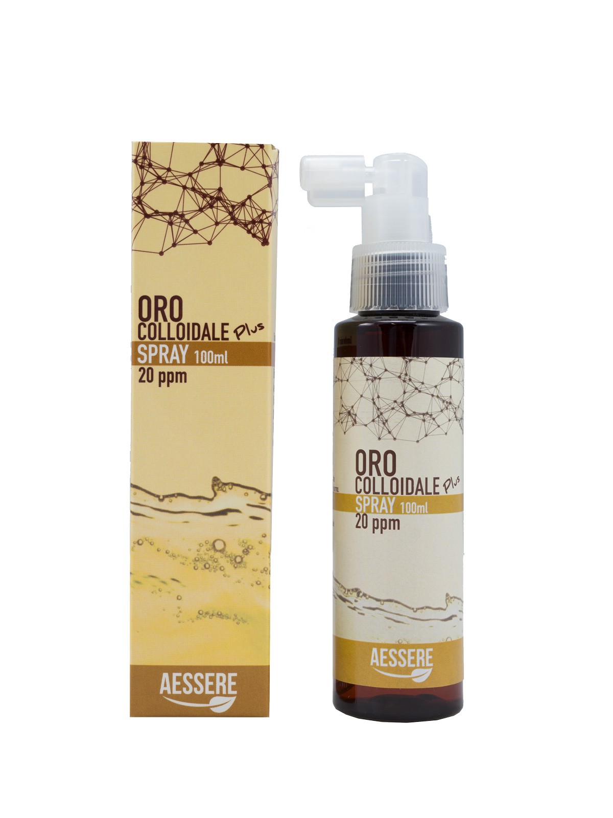 Aessere Oro Colloidale Plus Spray 20 ppm