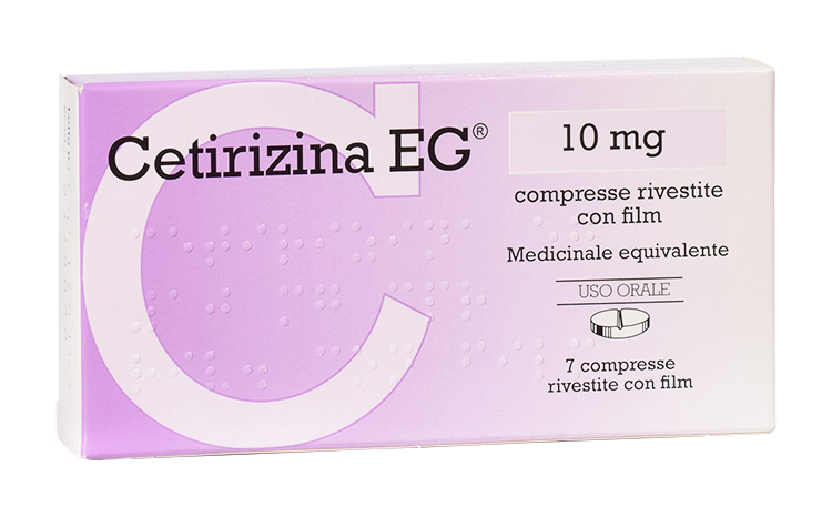 Cetirizina EG 10 mg Compresse Rivestite Con Film 7 Compresse