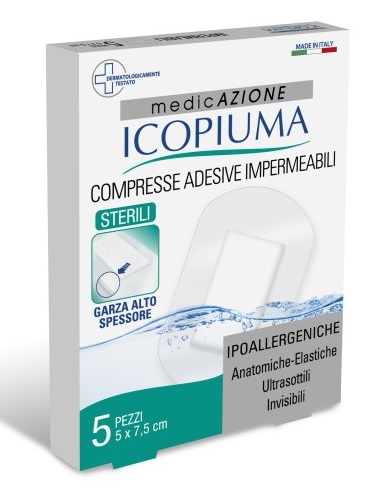 Icopiuma Compresse Adesive Postoperatorie 5x7,5 cm